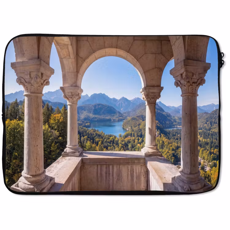 Laptophoes Boog - Uitzicht - Landschap — 1