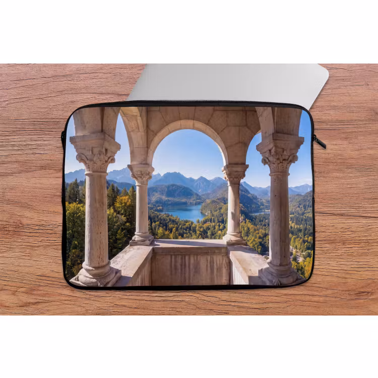 Laptophoes Boog - Uitzicht - Landschap — 2