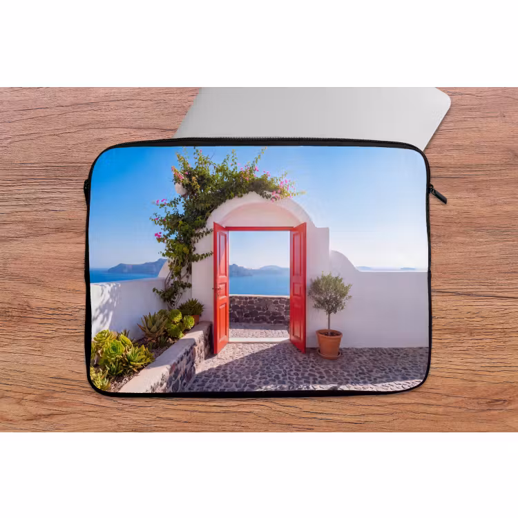 Laptophoes Deur - Zee - Natuur — 2