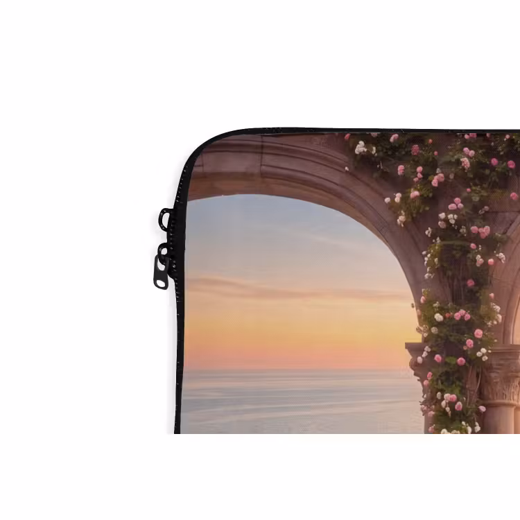 Laptophoes Dorp - Zee - Zonsondergang — 5