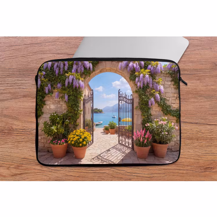 Laptophoes Poort - Zee - Uitzicht — 2