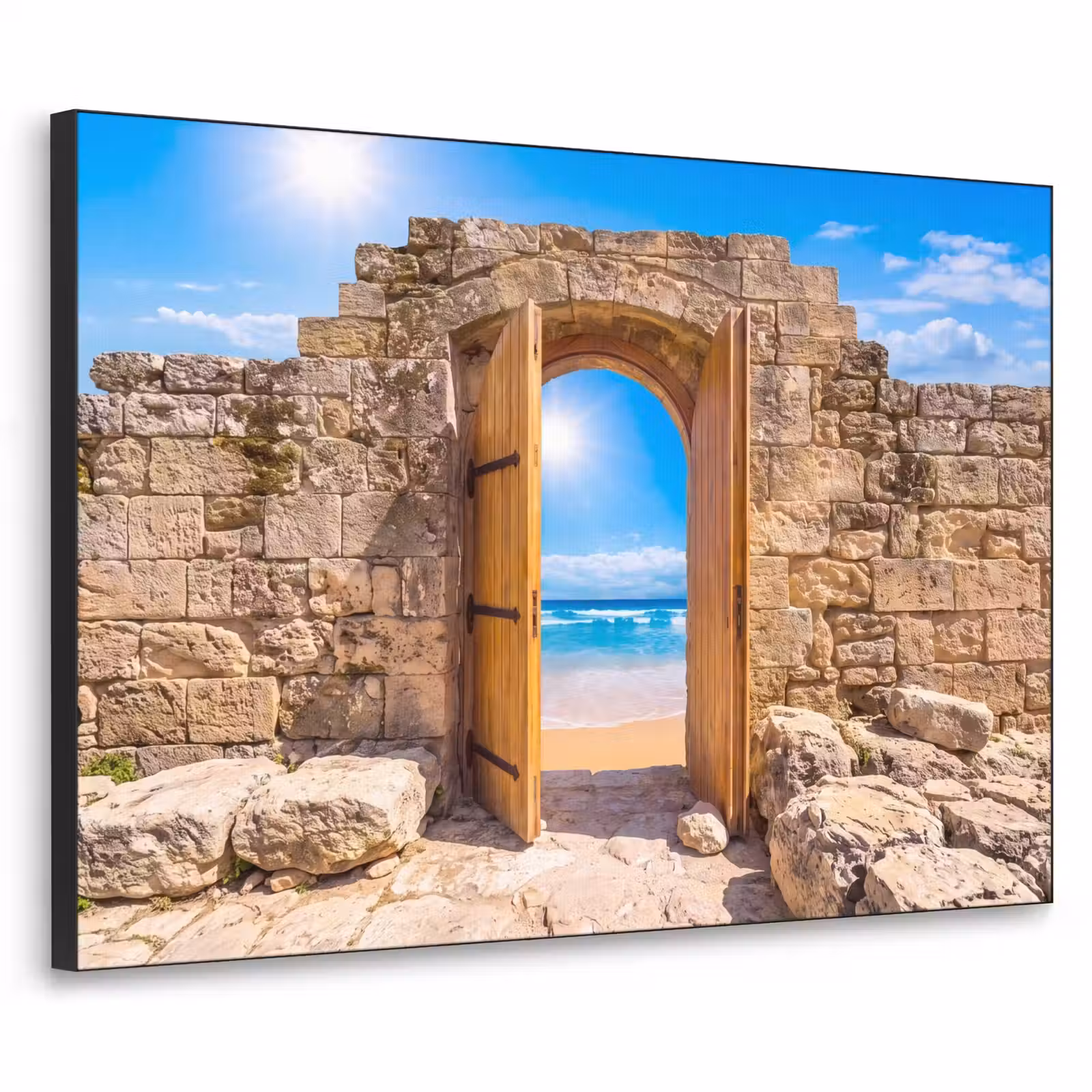 Art frame - Deur - Strand - Zee — 1