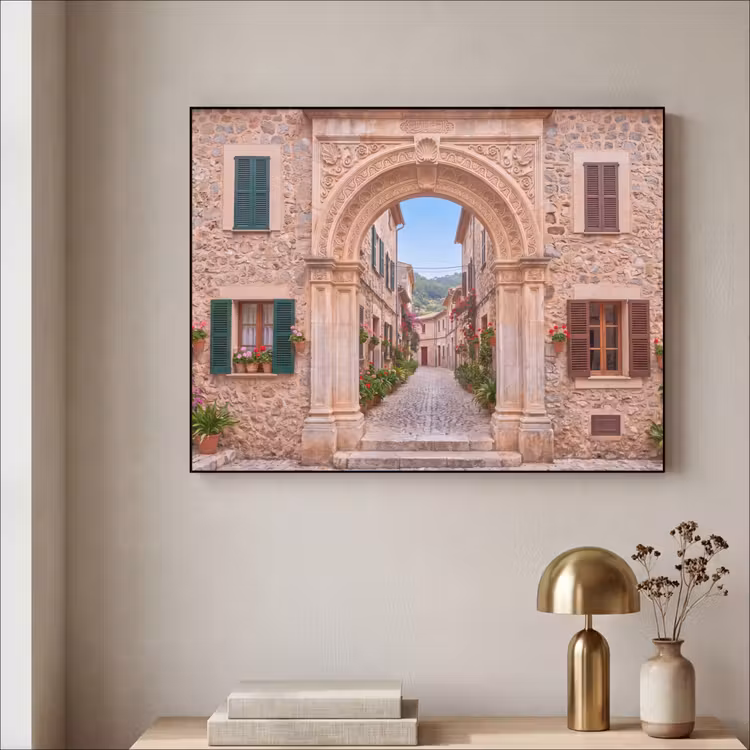 Art frame - Boog - Straat - Dorp — 5