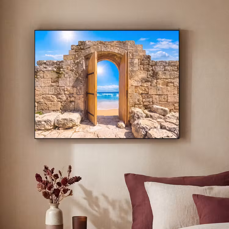 Art frame - Deur - Strand - Zee — 3