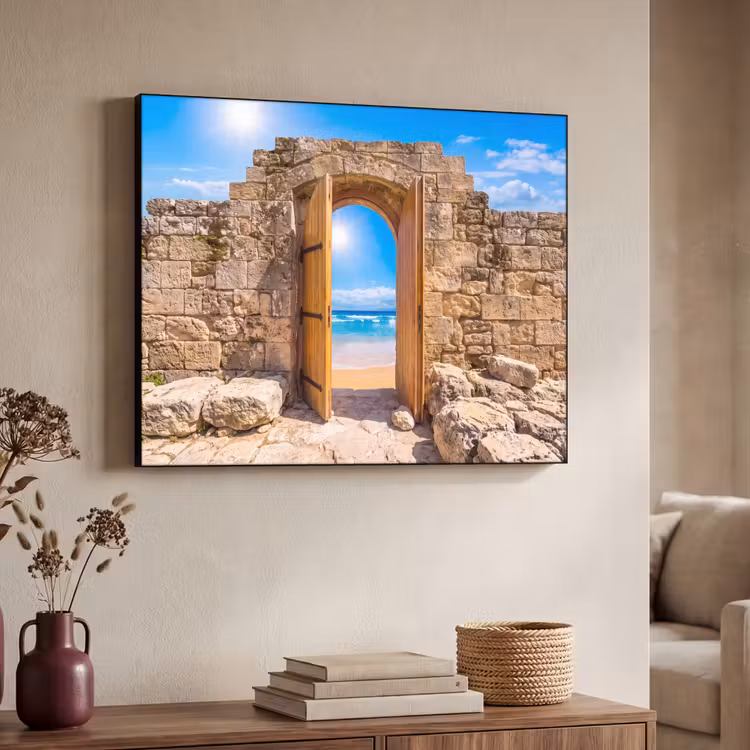 Art frame - Deur - Strand - Zee — 7