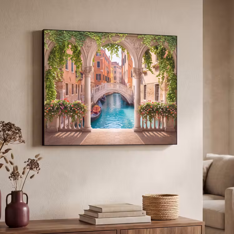 Art frame - Gracht - Stad - Architectuur — 7