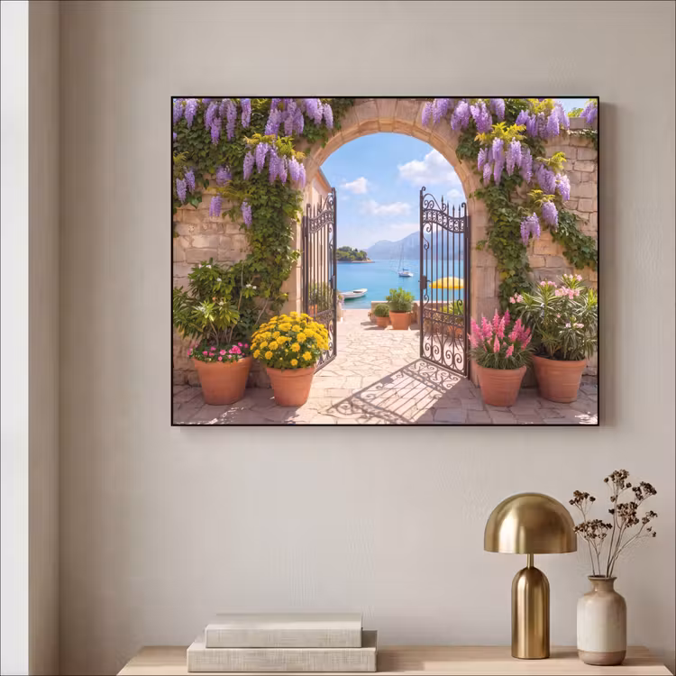 Art frame - Poort - Zee - Uitzicht — 5