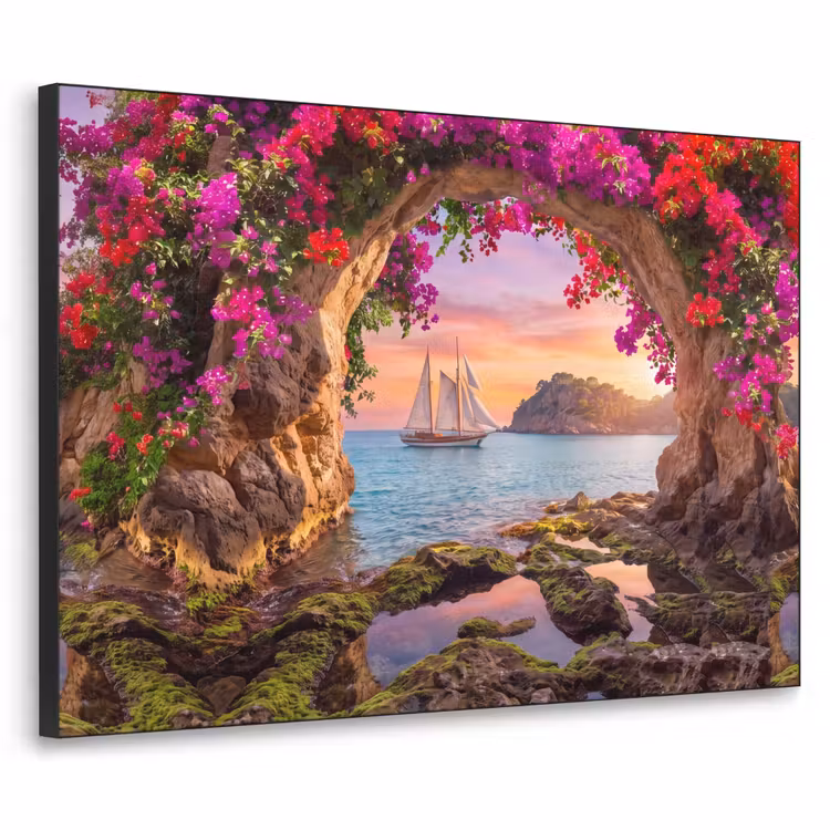 Art frame - Zeilboot - Kust - Natuur — 1