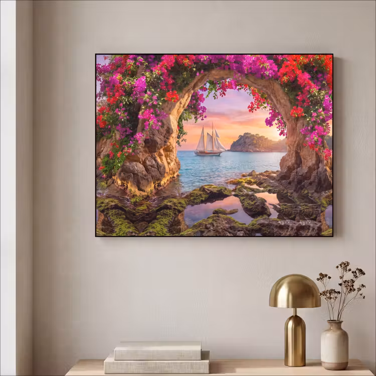 Art frame - Zeilboot - Kust - Natuur — 5
