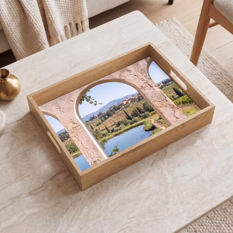 Dienblad - Dorp - Landschap - Natuur — 2