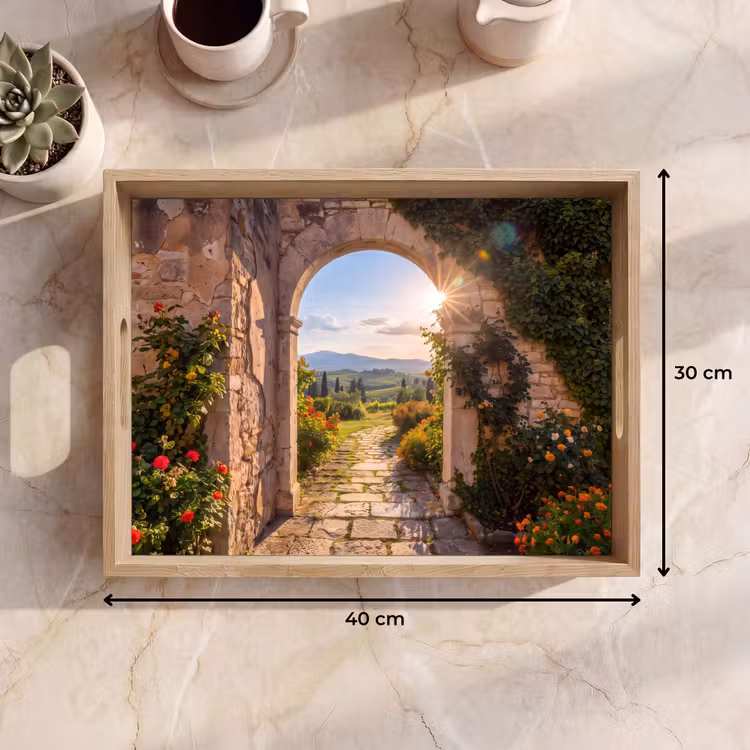 Dienblad - Pad - Tuin - Zonnig — 9