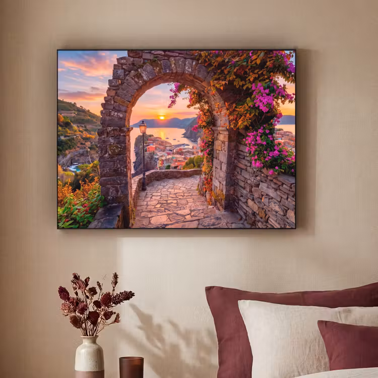 Art frame - Boog - Kust - Zonsondergang — 3