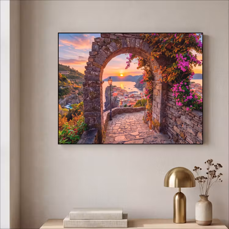 Art frame - Boog - Kust - Zonsondergang — 5
