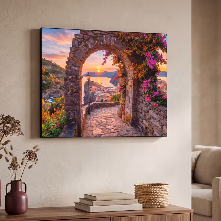 Art frame - Boog - Kust - Zonsondergang — 7