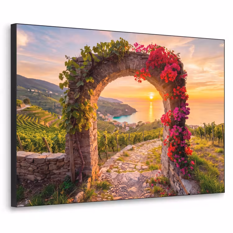 Art frame - Boog - Zonsondergang - Kust — 1