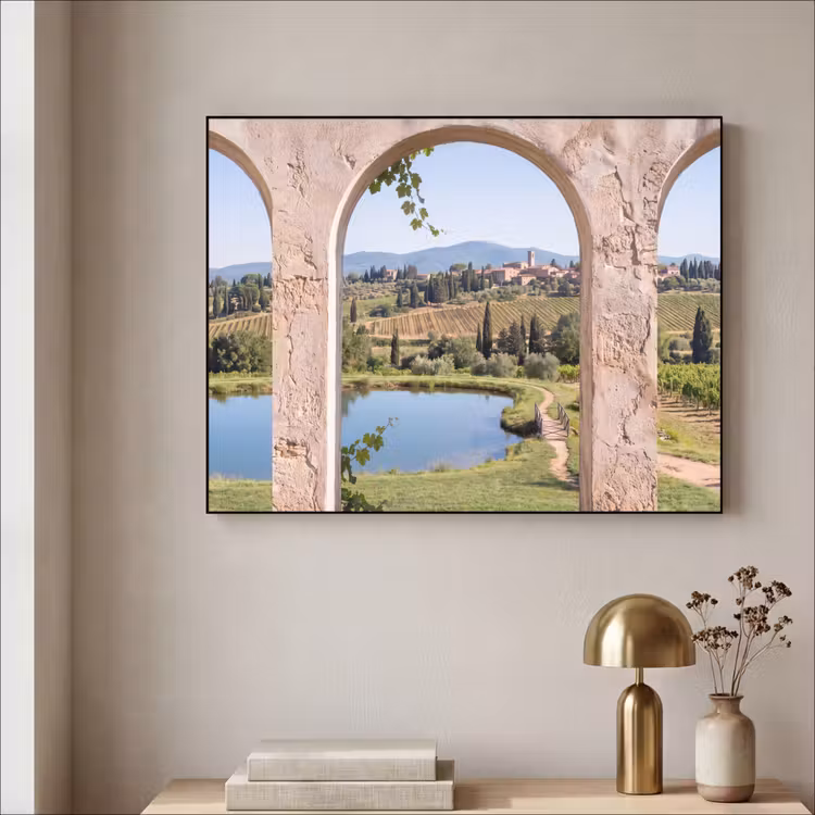 Art frame - Dorp - Landschap - Natuur — 5