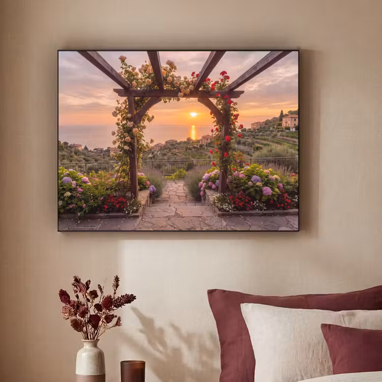Art frame - Pergola - Zee - Zonsondergang — 3