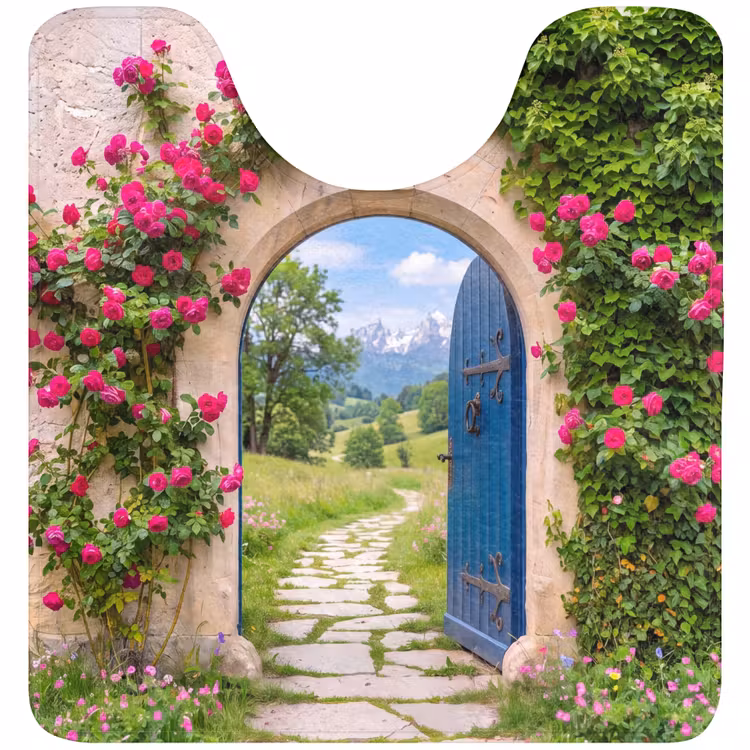 WC Mat - Boog - Landschap - Natuur — 1