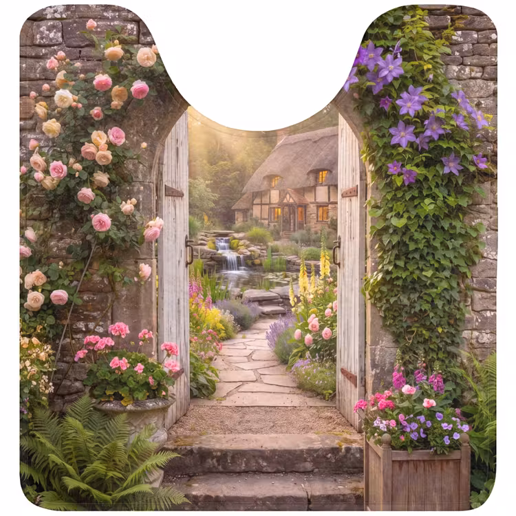 WC Mat - Huis - Tuin - Natuur — 1
