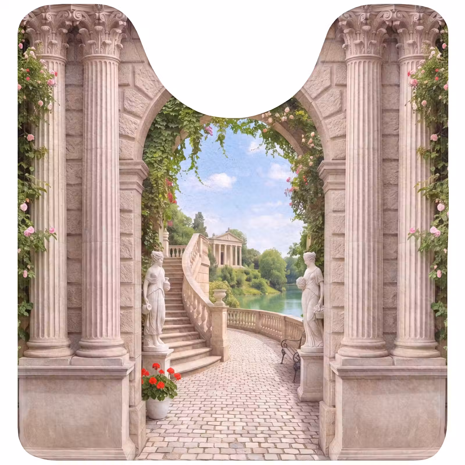 WC Mat - Architectuur - Tuin - Klassiek — 1