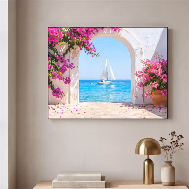 Art frame - Bloemen - Zee - Zomer — 5