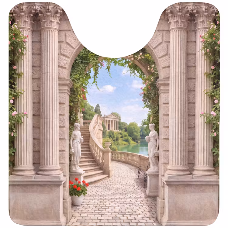 WC Mat - Architectuur - Tuin - Klassiek — 1