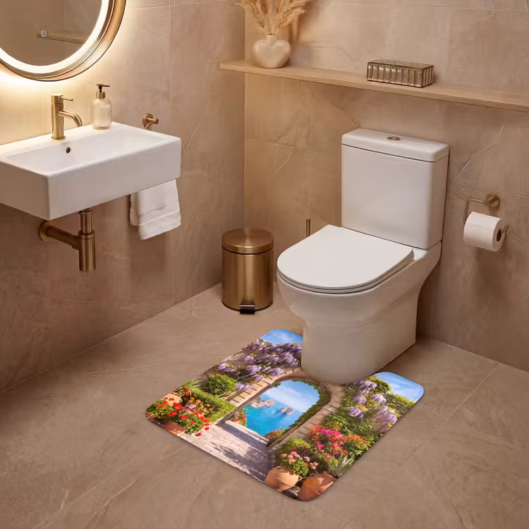 WC Mat - Bloemen - Tuin - Landschap — 3