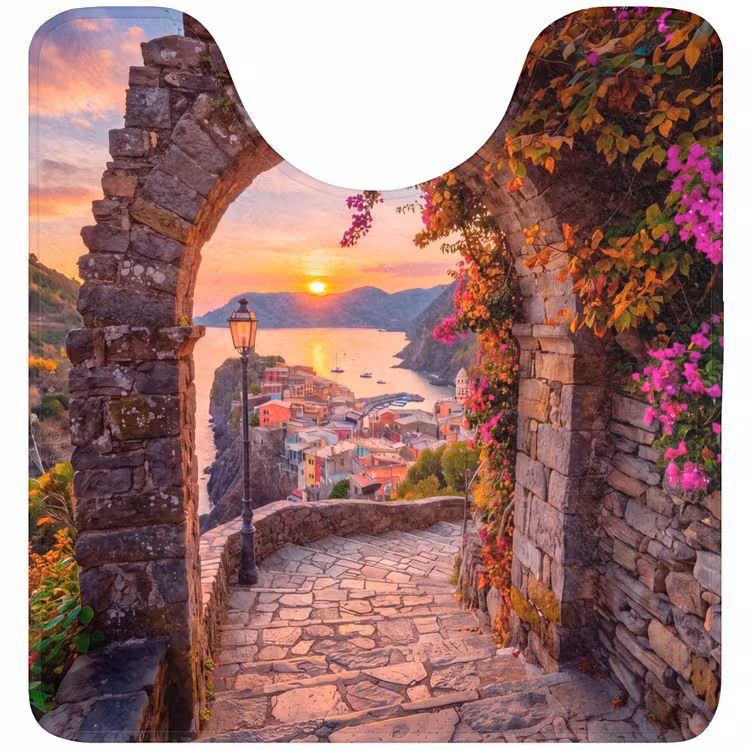 WC Mat - Boog - Kust - Zonsondergang — 1