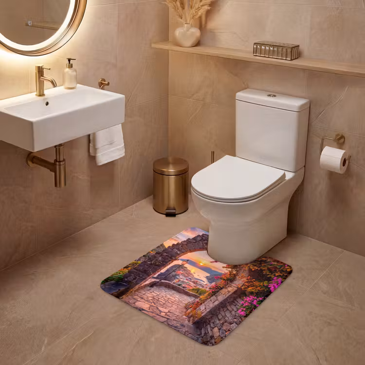 WC Mat - Boog - Kust - Zonsondergang — 3