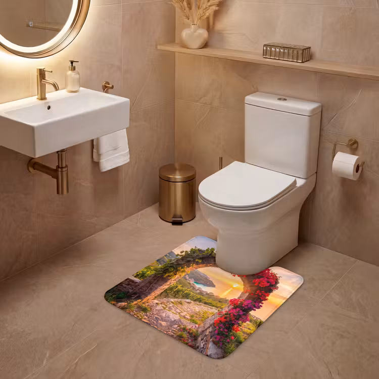 WC Mat - Boog - Zonsondergang - Kust — 3