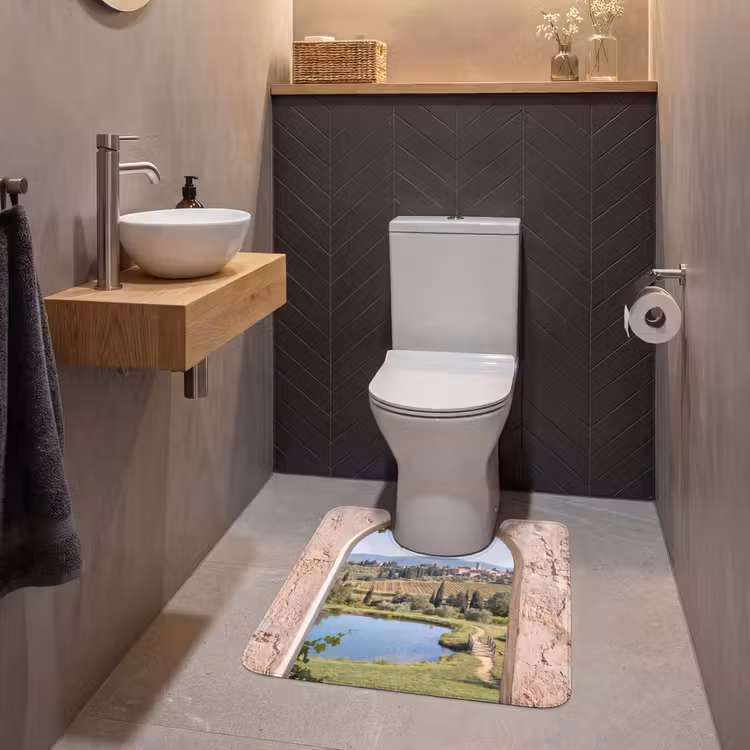 WC Mat - Dorp - Landschap - Natuur — 2