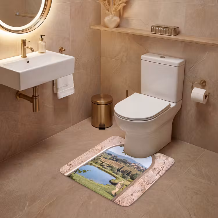WC Mat - Dorp - Landschap - Natuur — 3