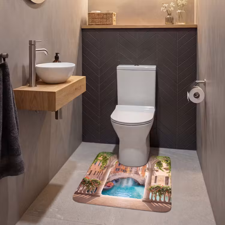 WC Mat - Gracht - Stad - Architectuur — 2