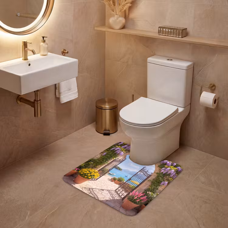 WC Mat - Poort - Zee - Uitzicht — 3