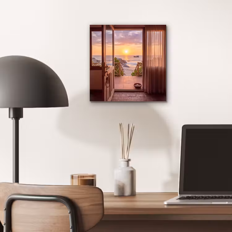 Aluminium schilderij - Strand - Zonsondergang - Natuur — 6