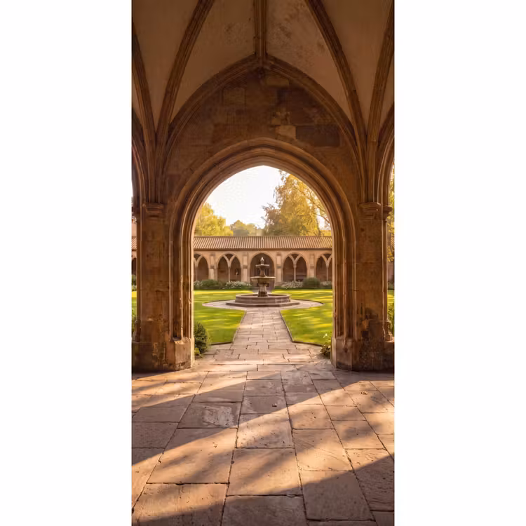 Behang - Architectuur - Tuin - Fontein — 2