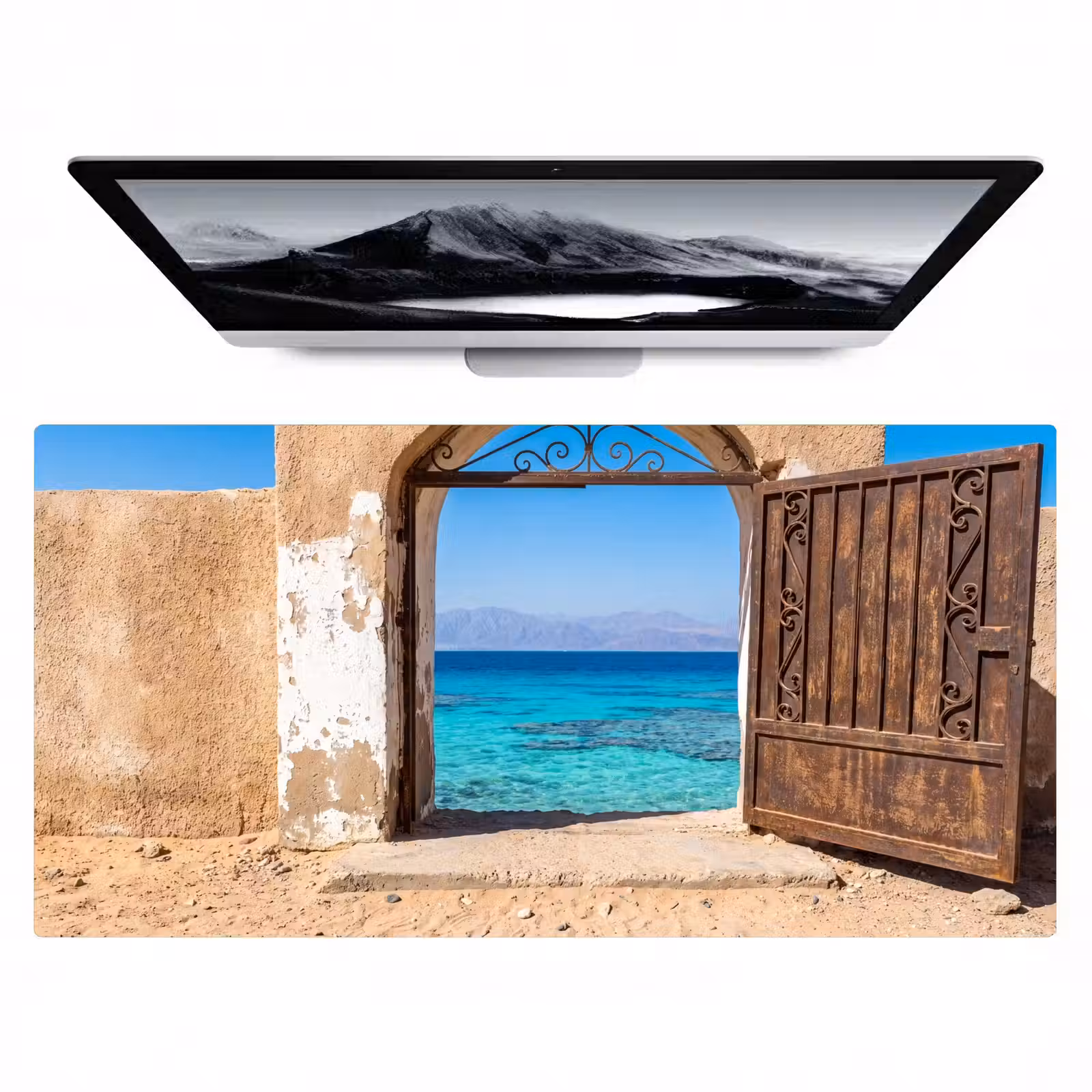 Bureau onderlegger - Poort - Zee - Natuur — 1