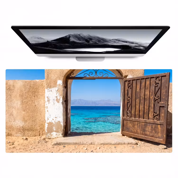 Bureau onderlegger - Poort - Zee - Natuur — 1