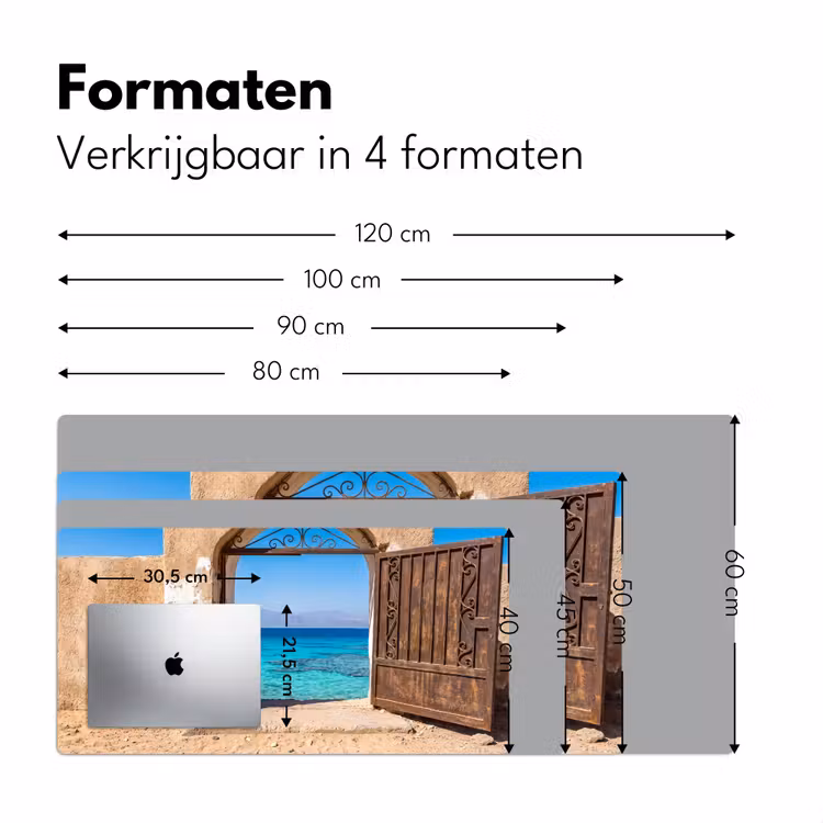 Bureau onderlegger - Poort - Zee - Natuur — 8