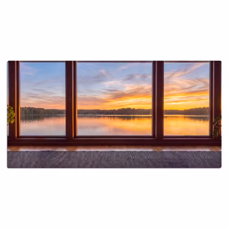Bureau onderlegger - Raam - Meer - Natuur — 2