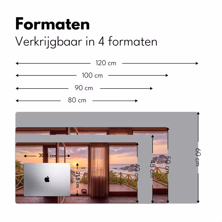 Bureau onderlegger - Strand - Zonsondergang - Natuur — 8