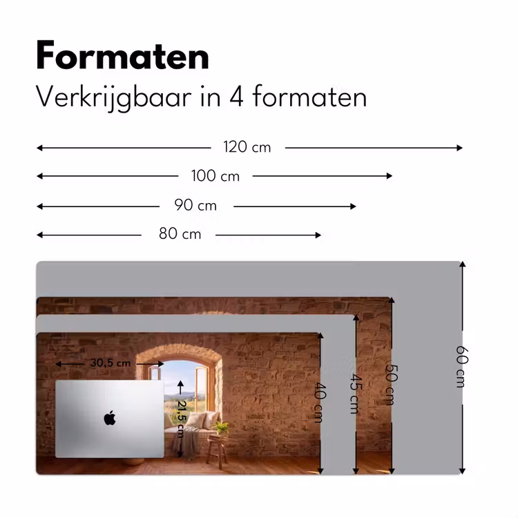 Bureau onderlegger - Vensterbank - Uitzicht - Natuur — 8