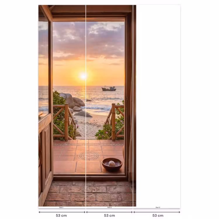 Behang - Strand - Zonsondergang - Natuur — 6