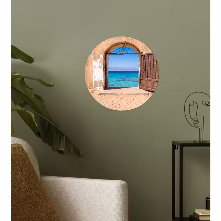 Behangcirkel - Poort - Zee - Natuur — 3