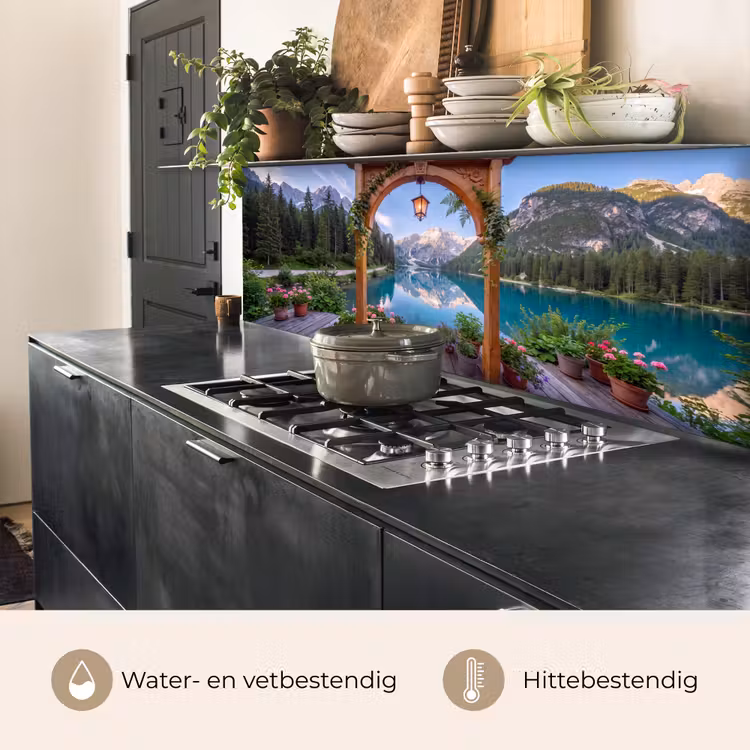 Keuken achterwand - Meer - Bergen - Natuur — 5