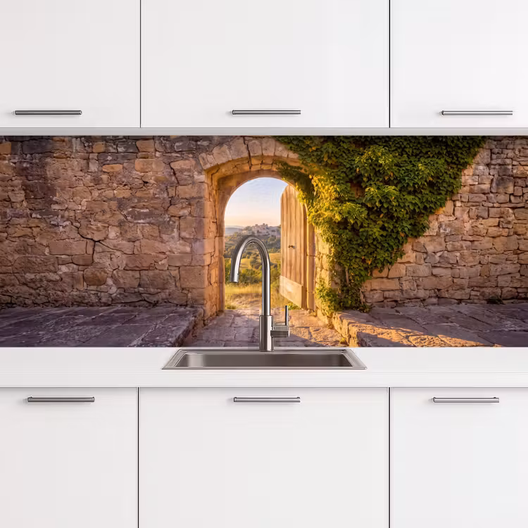Keuken achterwand - Architectuur - Landschap - Zonlicht — 4