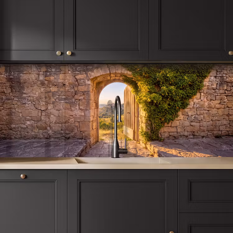 Keuken achterwand - Architectuur - Landschap - Zonlicht — 6