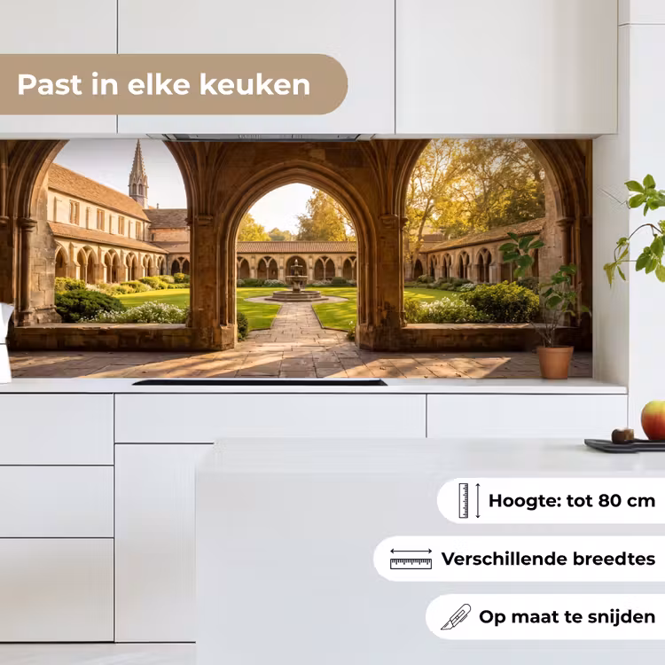 Keuken achterwand - Architectuur - Tuin - Fontein — 7
