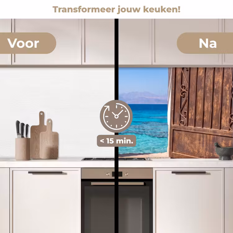 Keuken achterwand - Poort - Zee - Natuur — 3