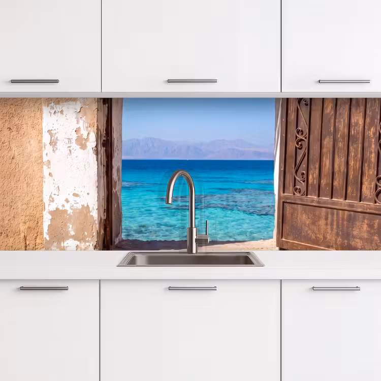 Keuken achterwand - Poort - Zee - Natuur — 4
